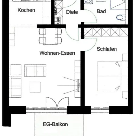 Kuestenbude No.6 Zentrum Lejlighed *
